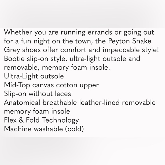 Hey Dude Peyton Snake Grey Size 9 - Picture 9 of 9